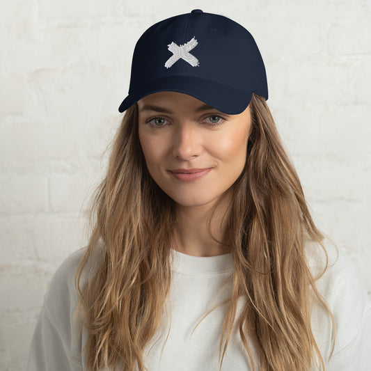 X Embroidered Dad Hat