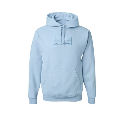 Light Blue Check Sweatshirt