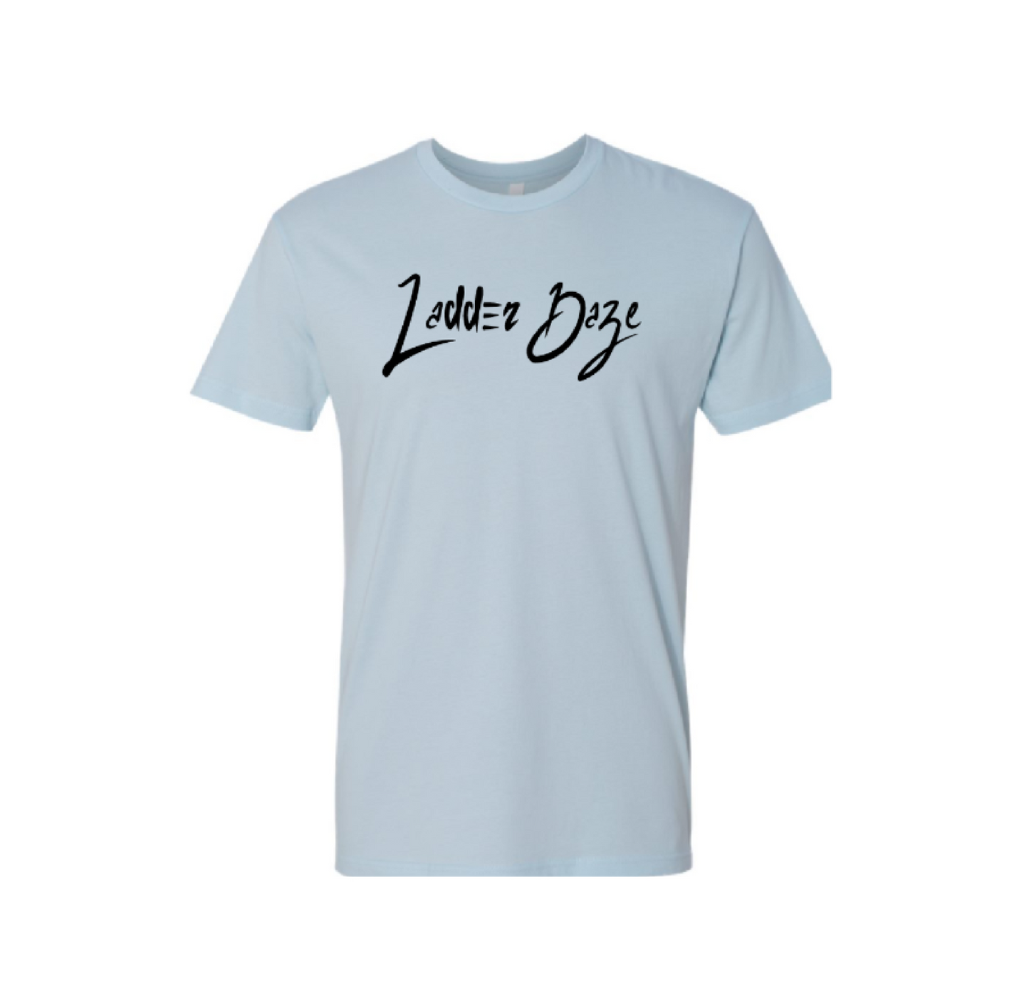 Light Blue Script Tee