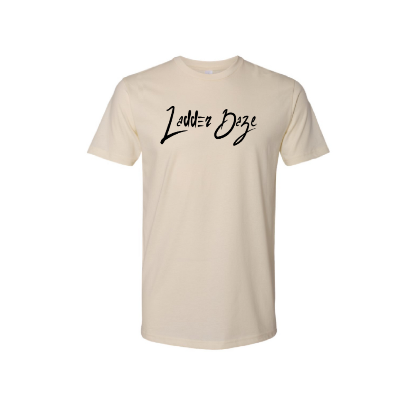 Cream Script Tee